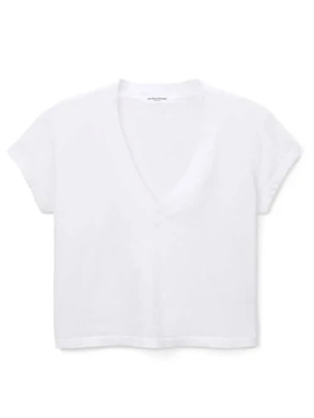 perfectwhitetee alanis recycled cotton v neck tee - Picture 4 of 9